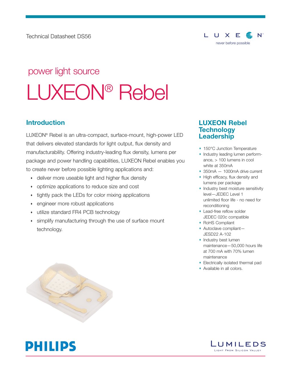 Cover of DS56 LuxeonRebel_7_6_07.qxp