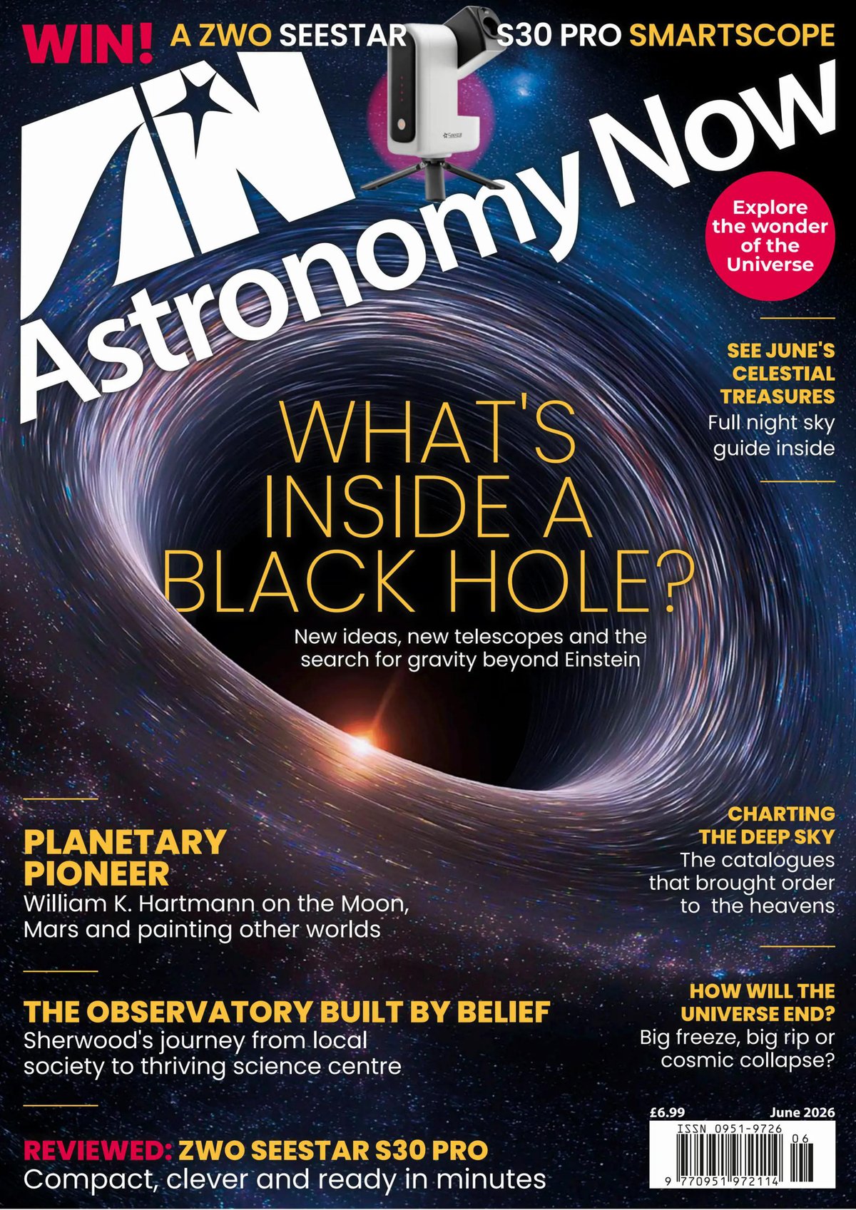 Cover of Astronomy Now June 2026