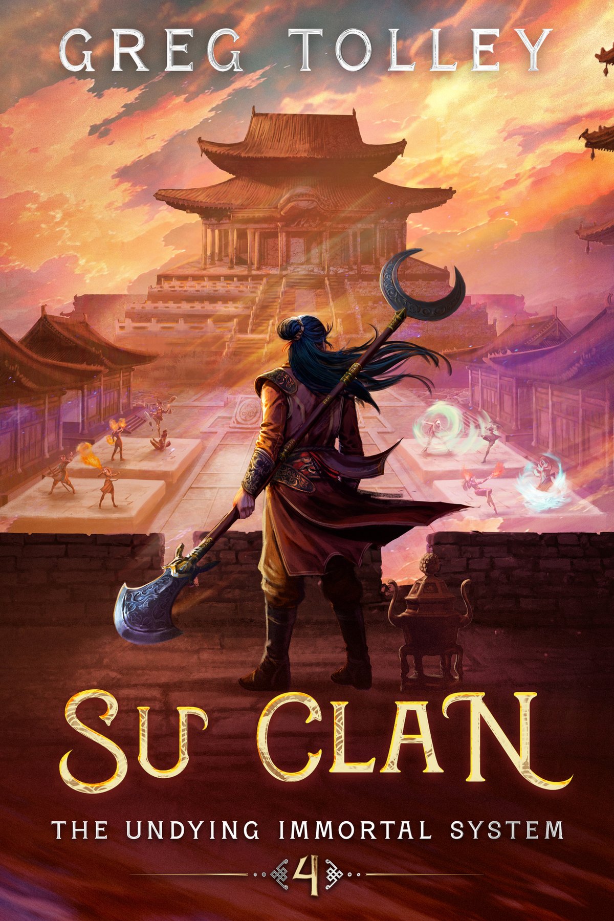 Cover of Su Clan: A LitRPG Adventure (The Undying Immortal System Book 4)