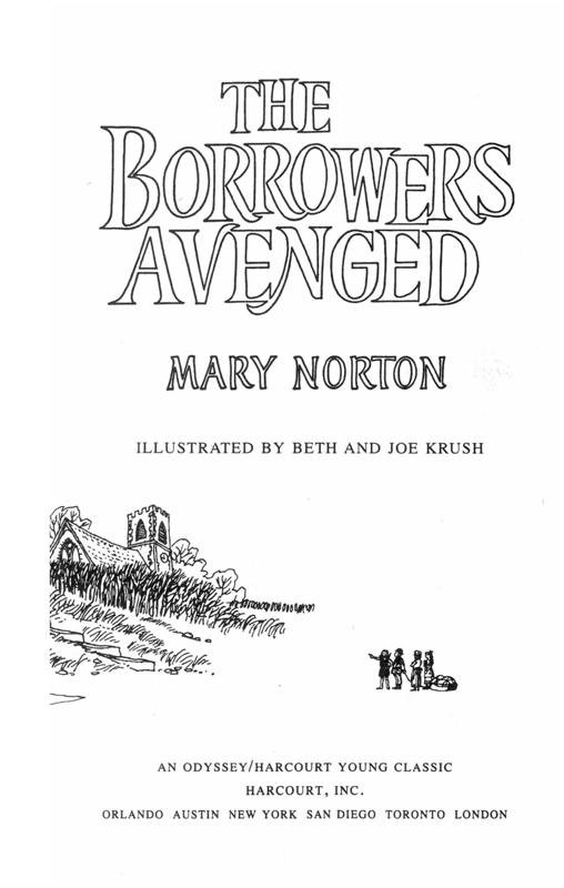 Cover of The Borrowers Avenged (2012)