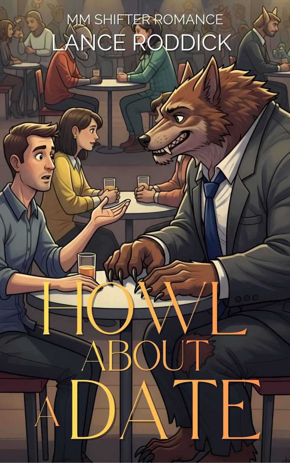 Cover of Howl About a Date- MM Shifter Romance (2025)
