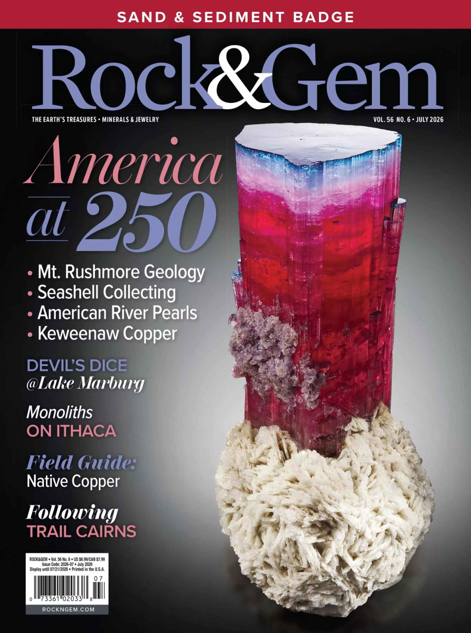 Cover of Rock Gem Vol 56 No 6 July 2026
