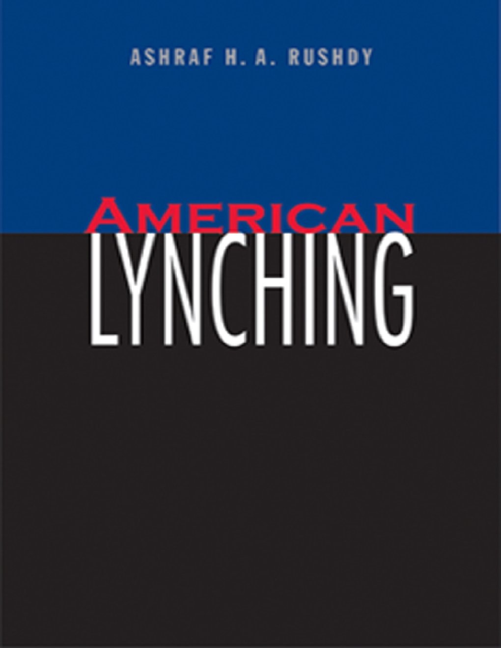 Cover of American Lynching