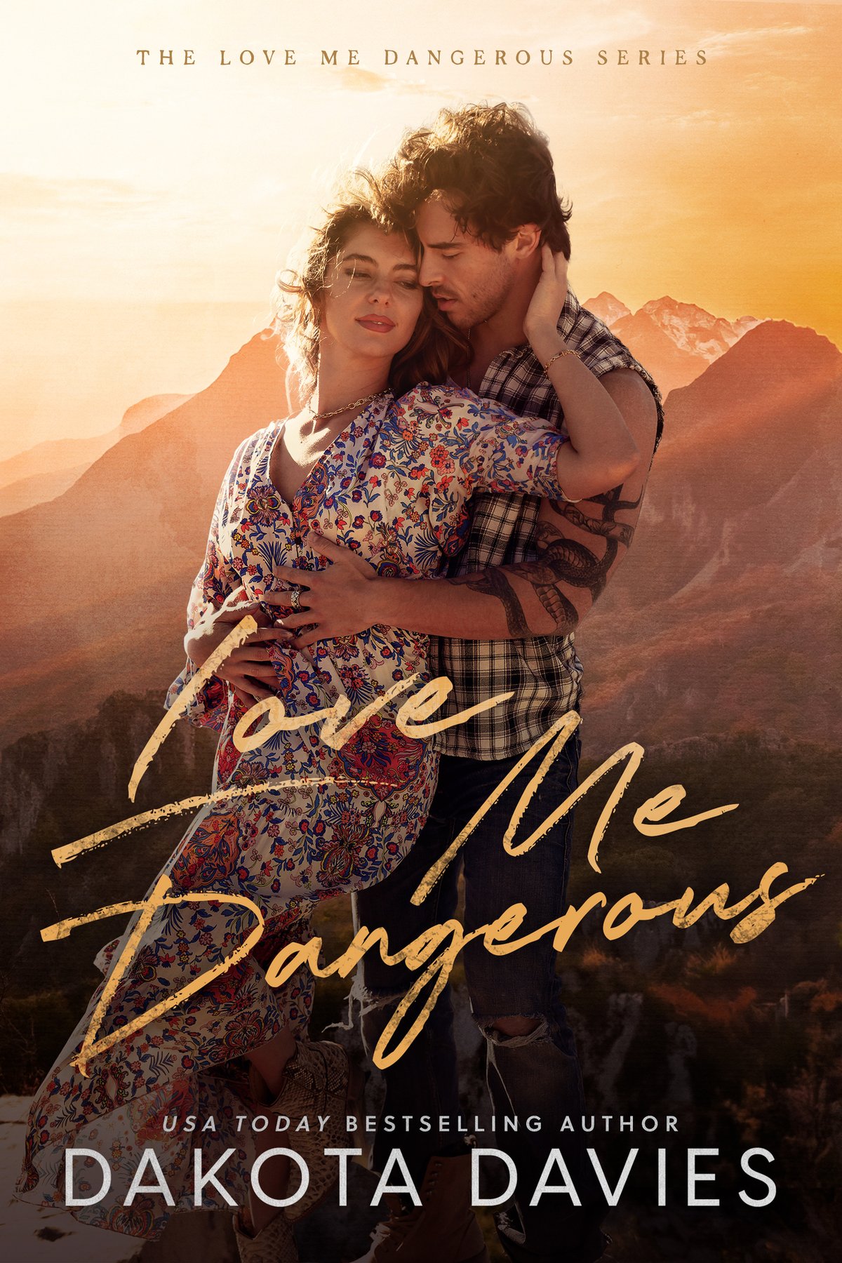 Cover of Love Me Dangerous: A Small Town Suspense Romance
