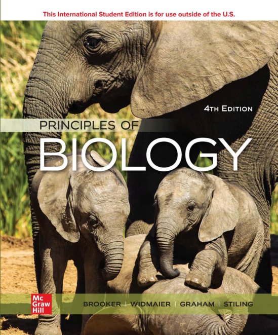 Cover of ISE Ebook Online Access For Principles Of Biology