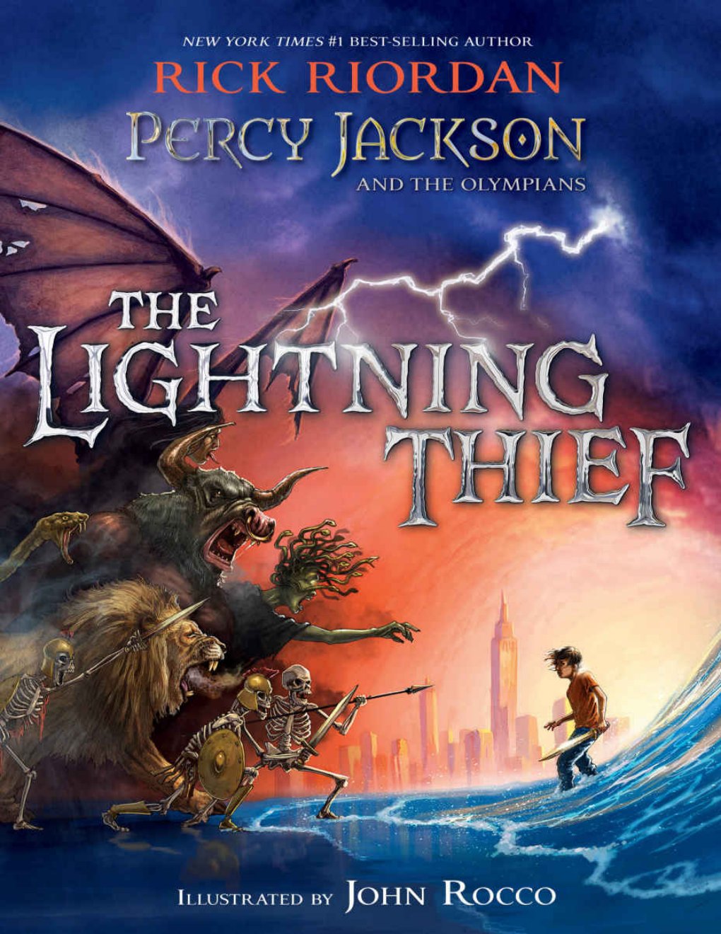 Cover of The Lightning Thief Illustrated Edition