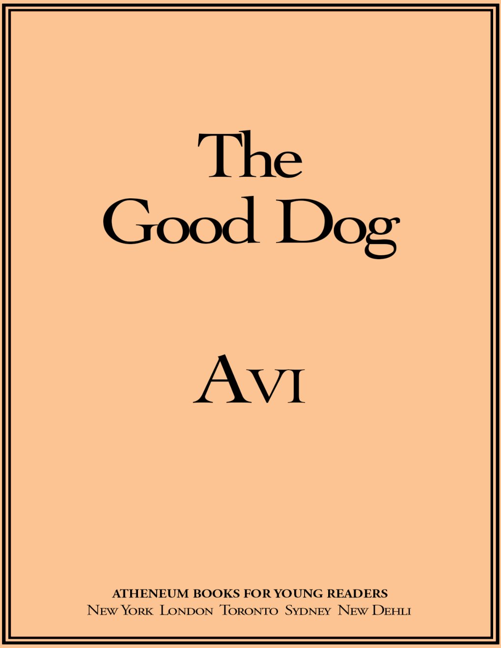 Cover of The Good Dog