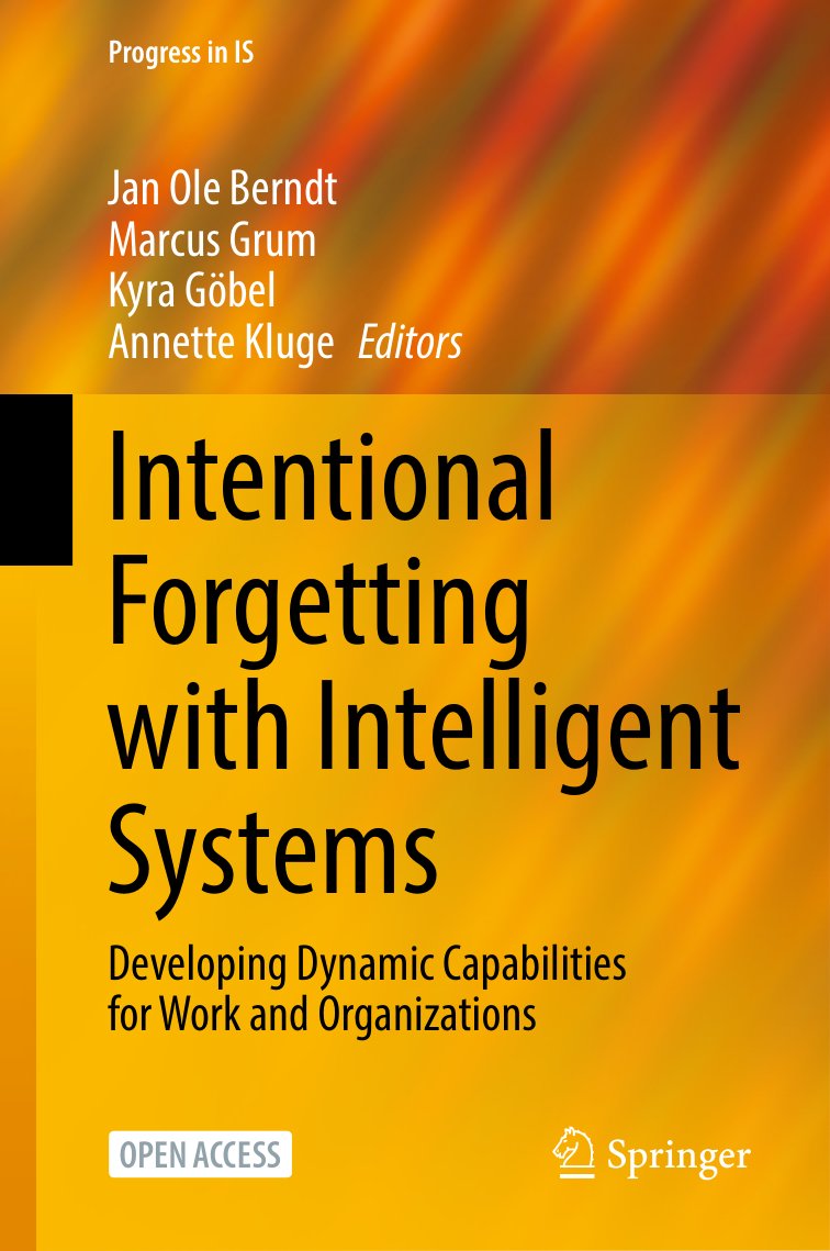Cover of Intentional Forgetting with Intelligent Systems