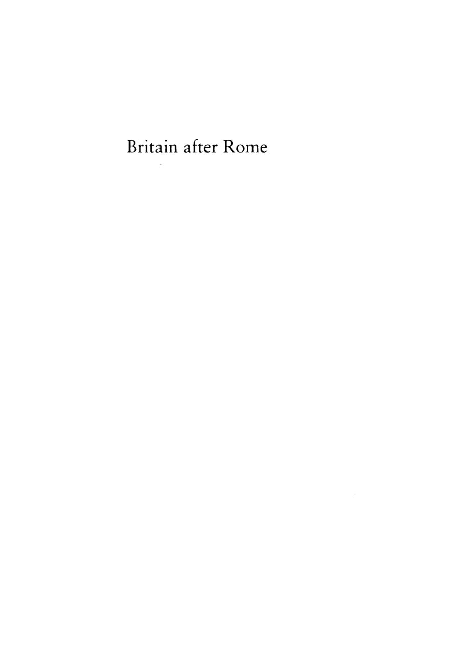 Cover of Britain after Rome the fall and rise