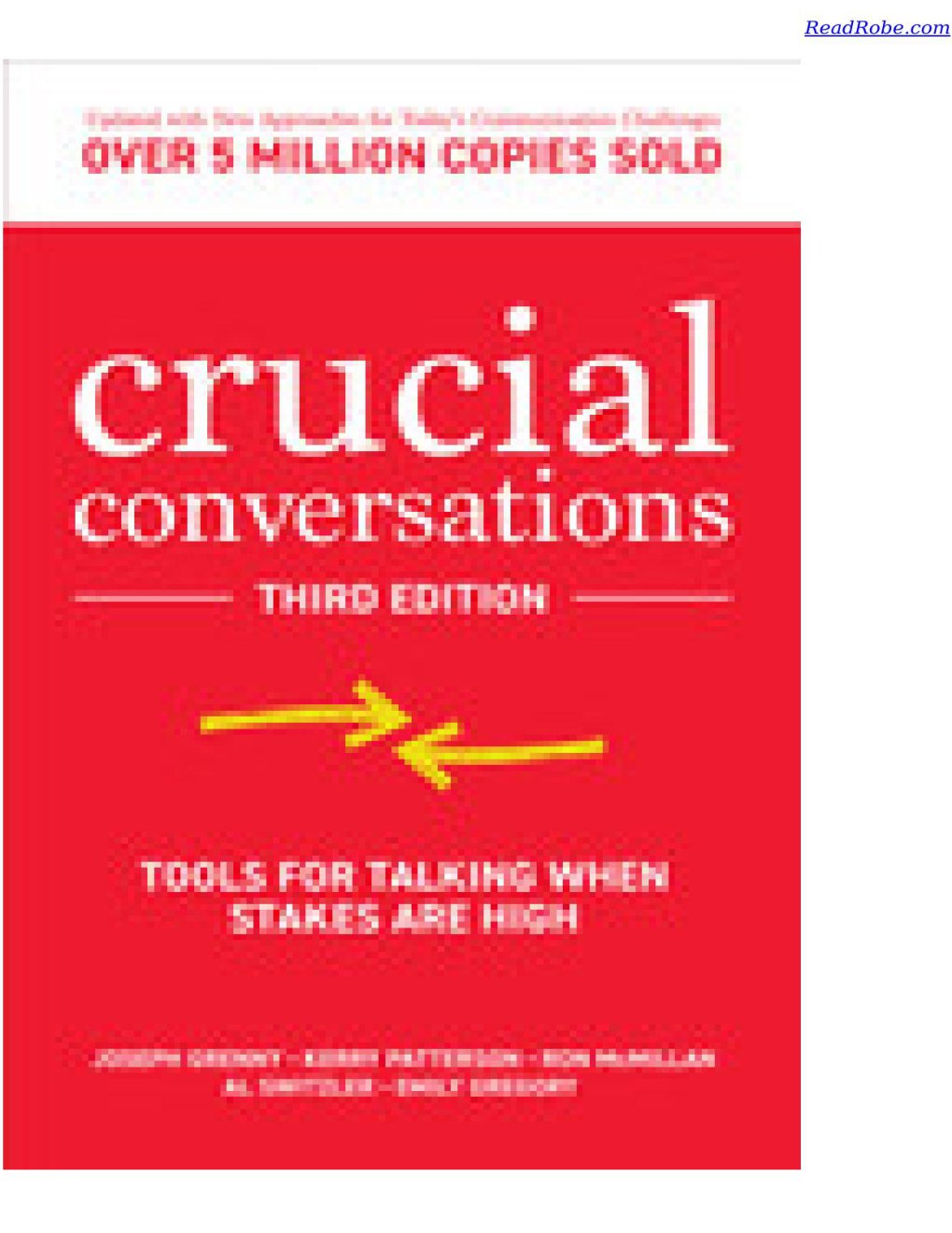 Cover of Crucial Conversations: Tools for Talking When Stakes are High, Third Edition, 3rd Edition
