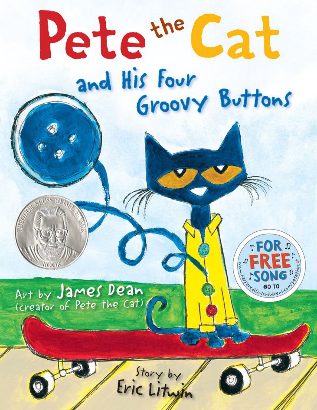 Cover of Pete the Cat and His Four Groovy Buttons