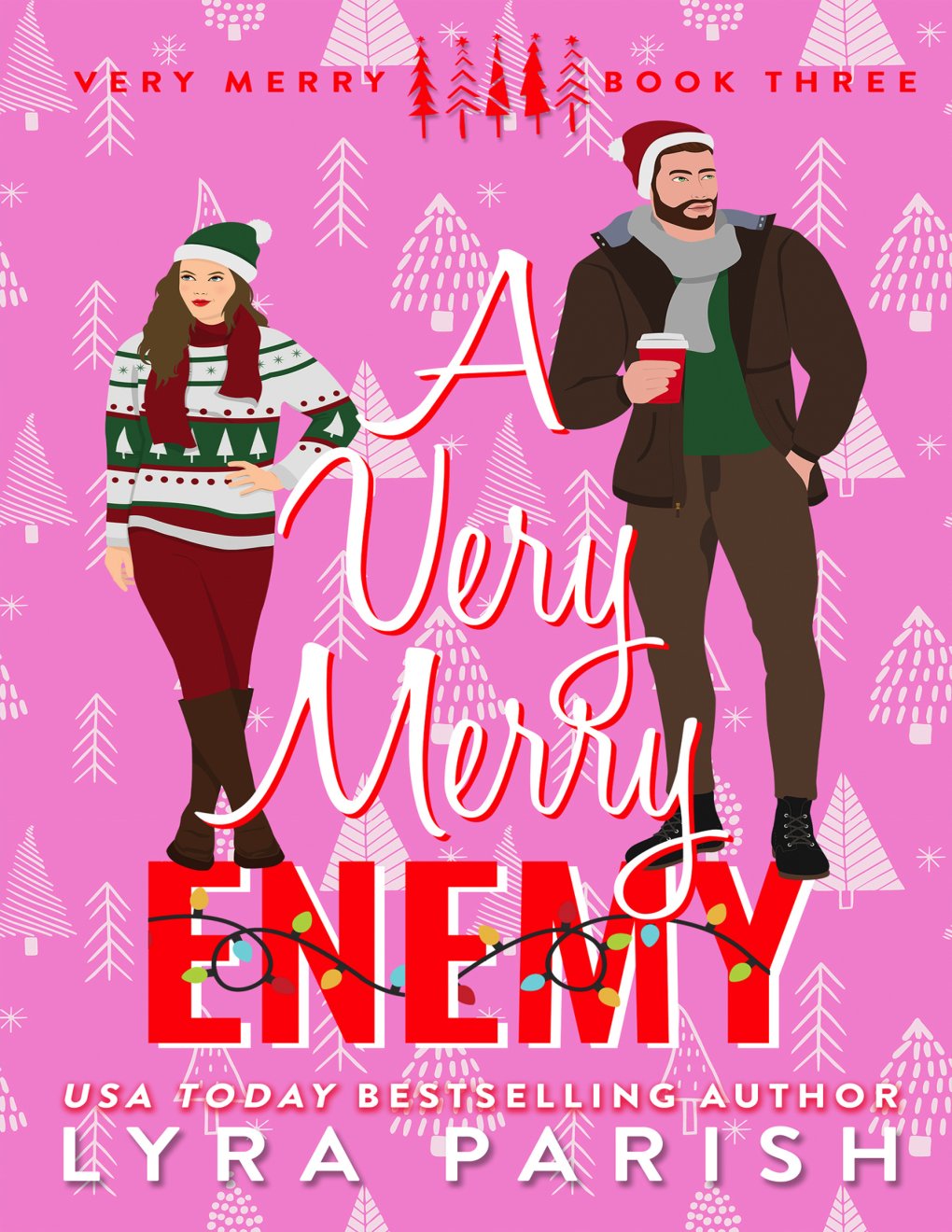 Cover of A Very Merry Enemy: a small town, holiday, enemies to lovers romcom