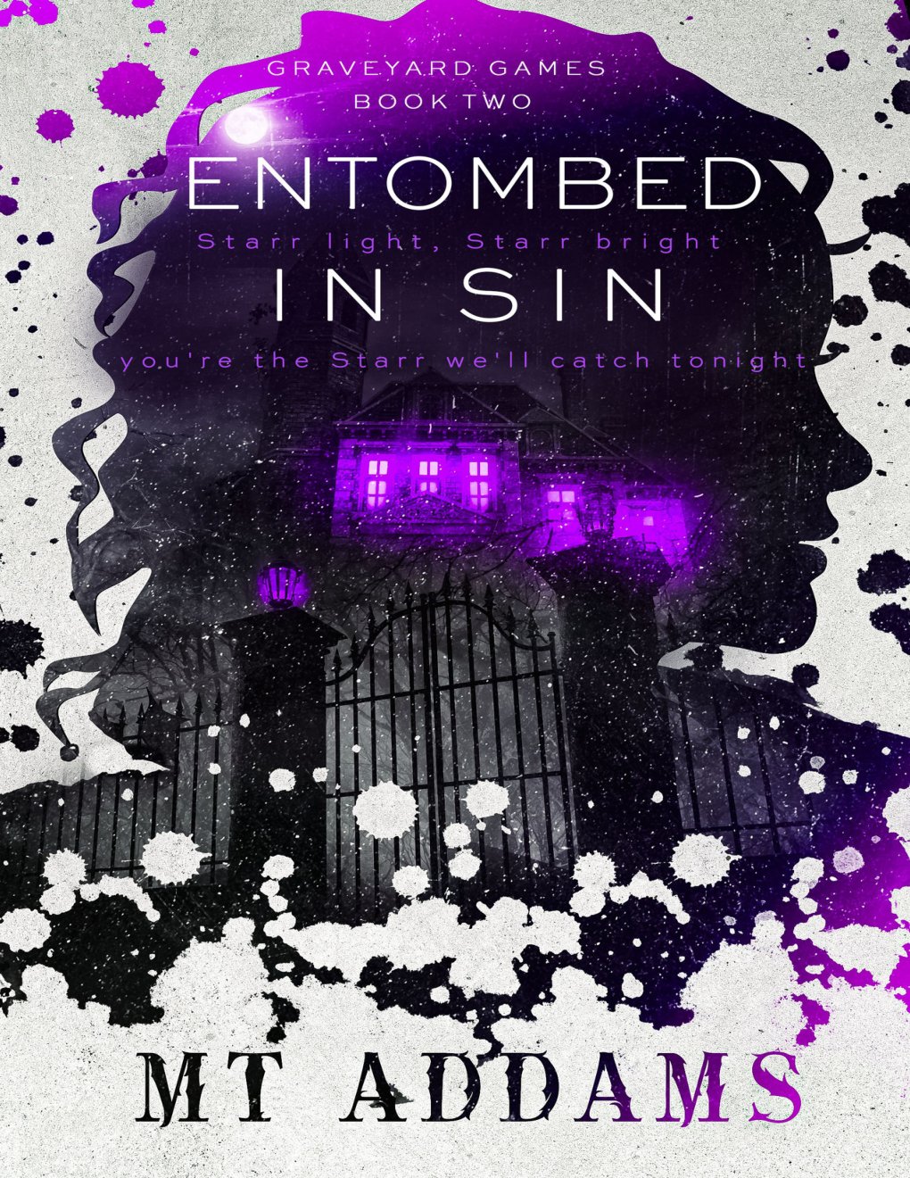 Cover of Entombed In Sin: A Dark Serial Killer Romance (Graveyard Games Duet Book 2)