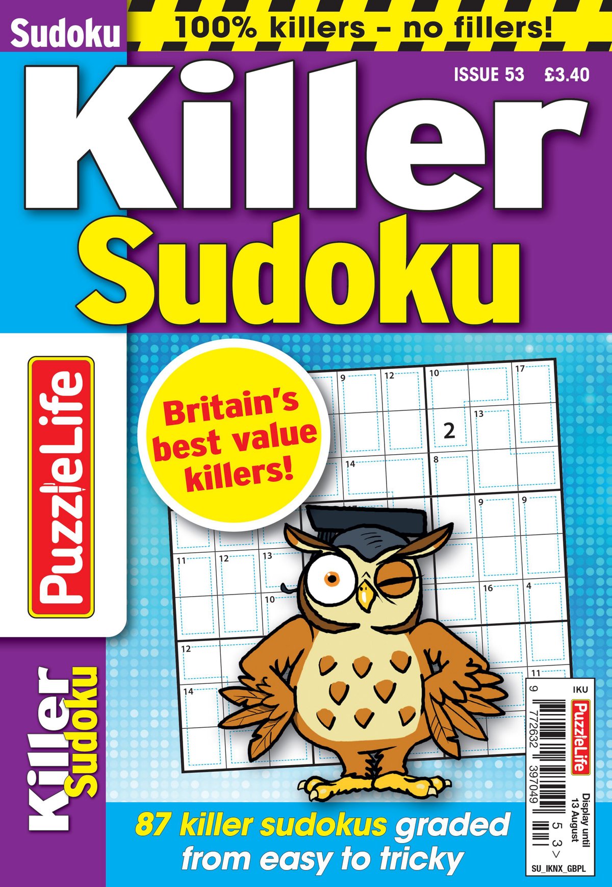 Cover of Puzzlelife Killer Sudoku (2026)