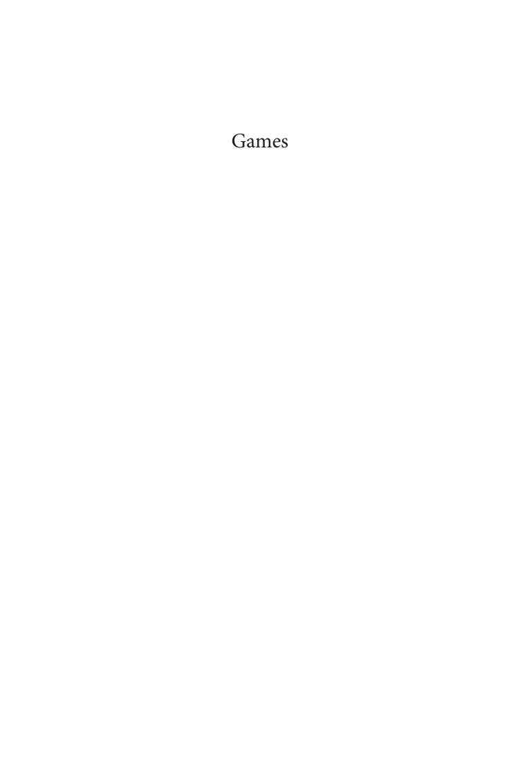 Cover of Games (2011)