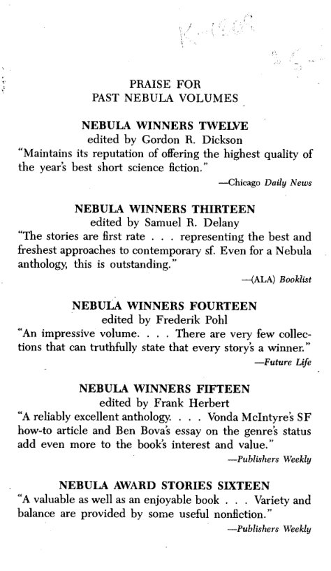 Cover of The Nebula Awards 18
