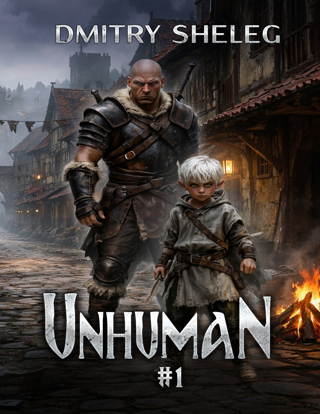 Cover of Unhuman (Book #1): A Portal Progression Fantasy Series