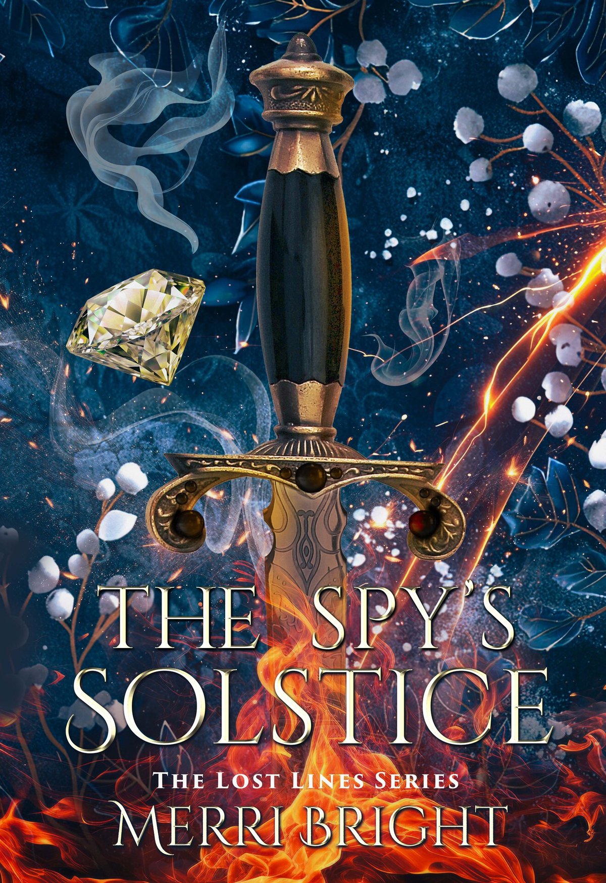 Cover of The Spy's Solstice (The Lost Lines Book 8)