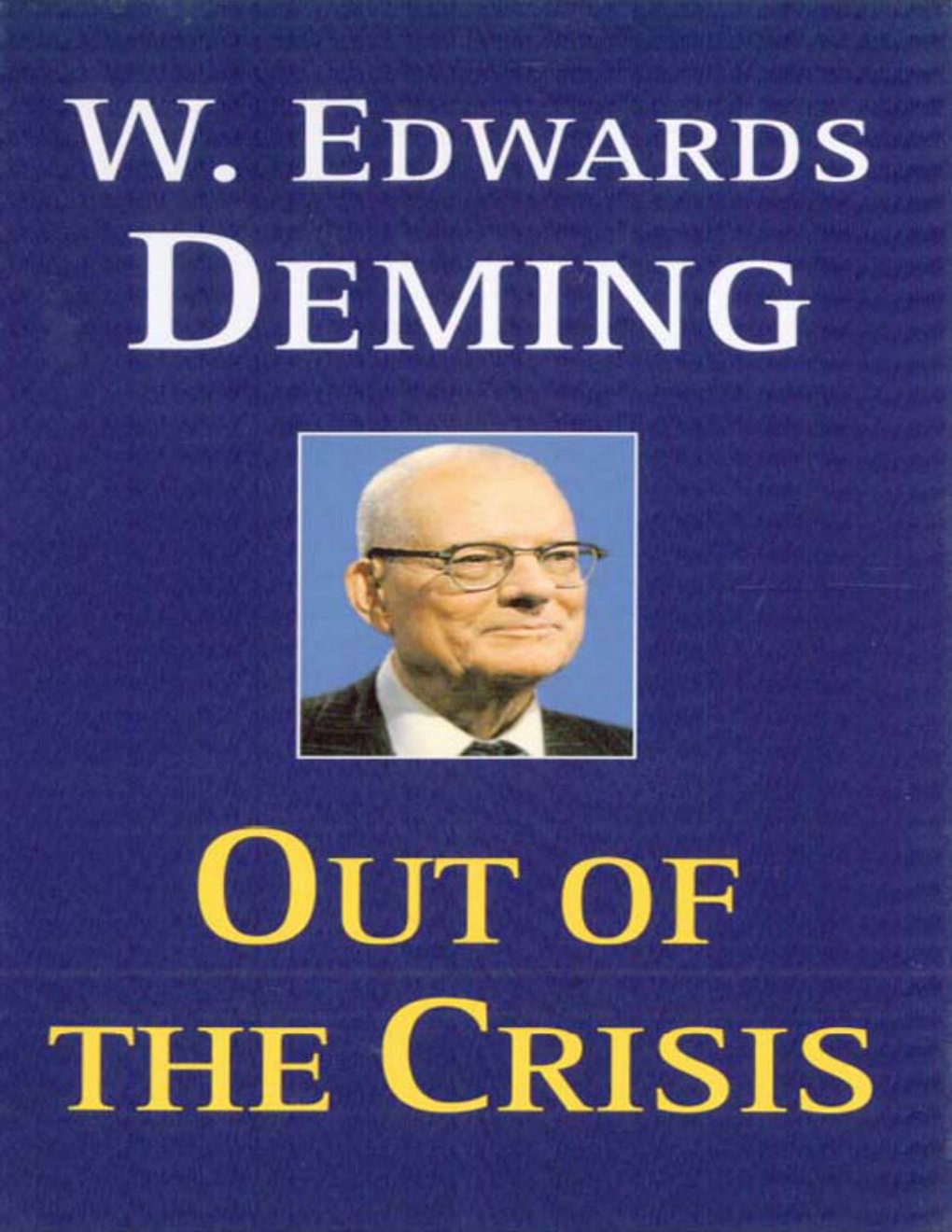 Cover of Out of the Crisis