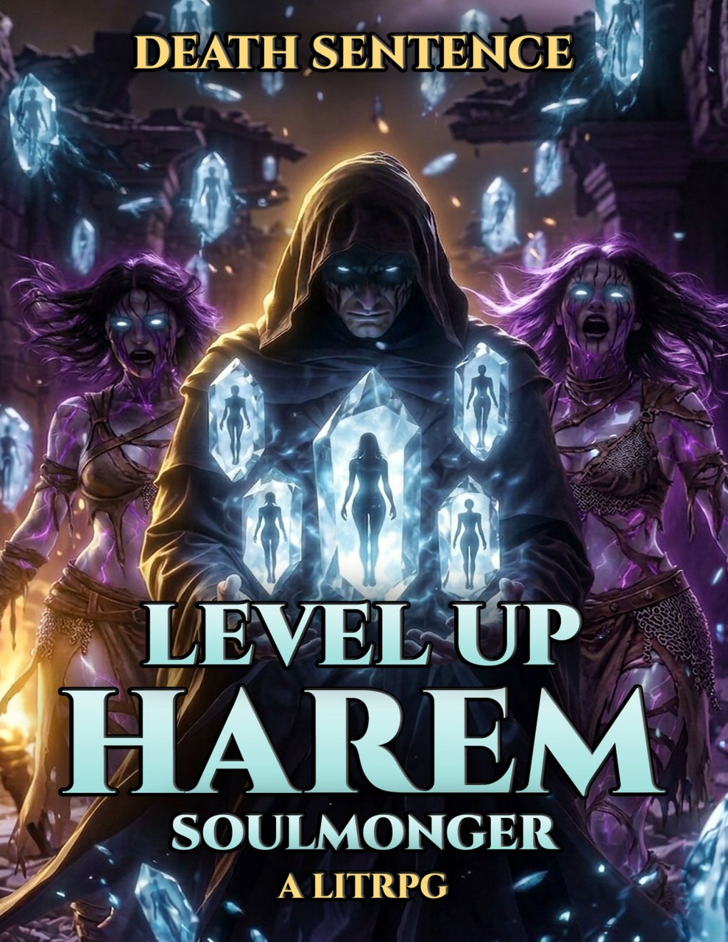 Cover of Death Sentence- A Grimdark Harem LitRPG (2026)