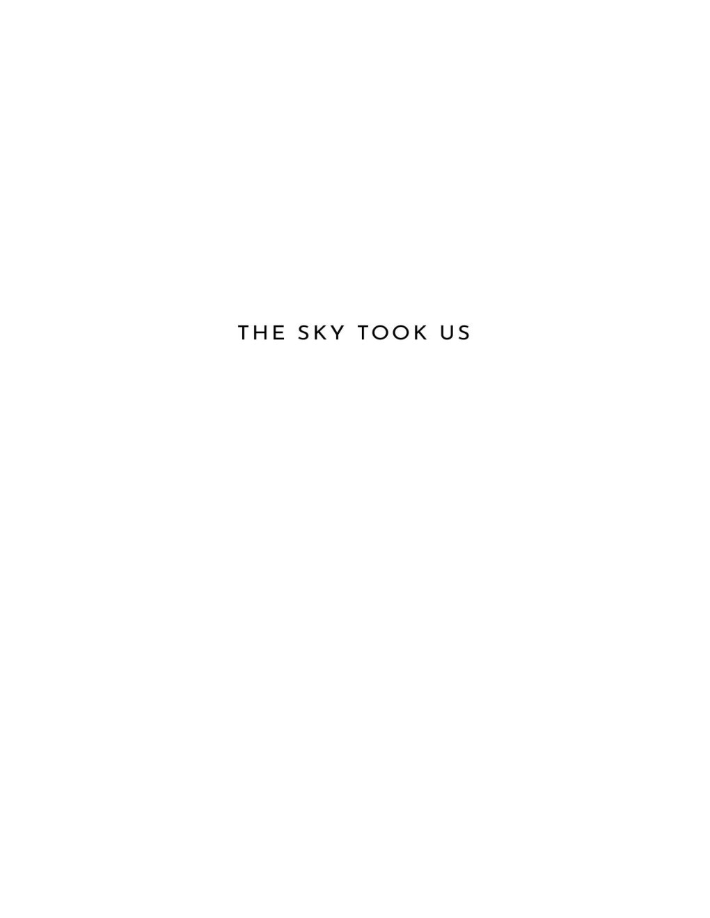Cover of The Sky Took Us