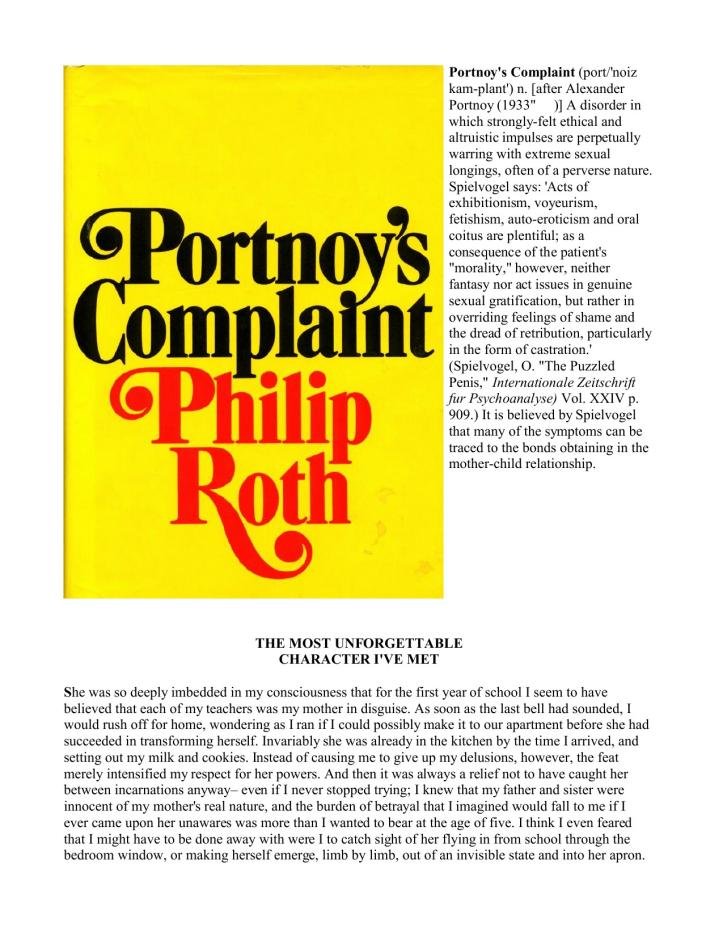 Cover of Portnoy's Complaint