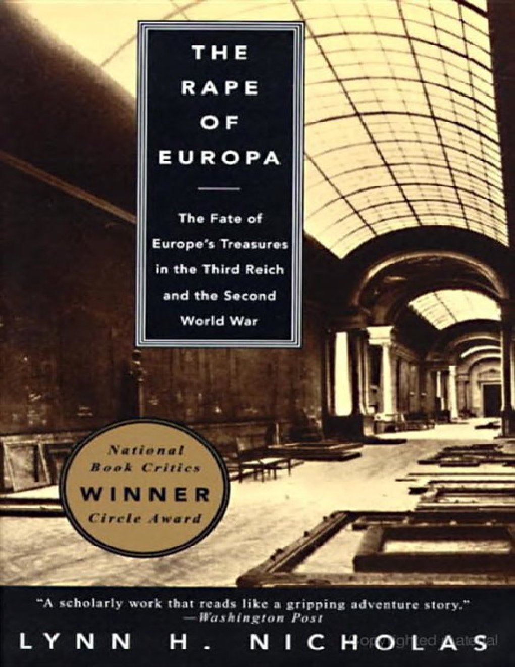 Cover of The Rape of Europa