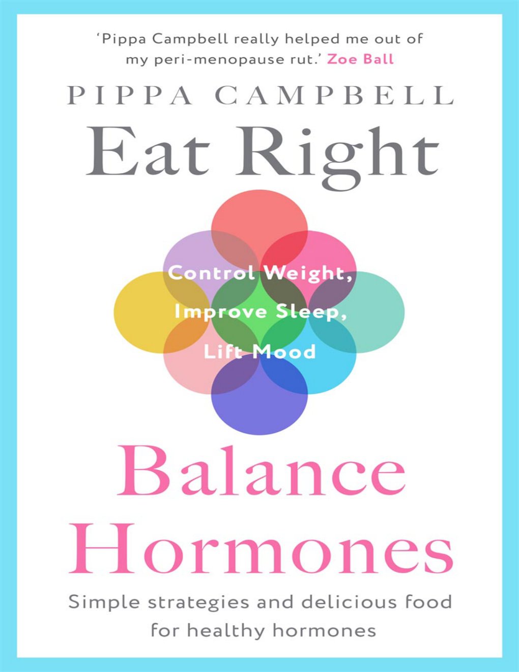 Cover of Eat Right, Balance Hormones