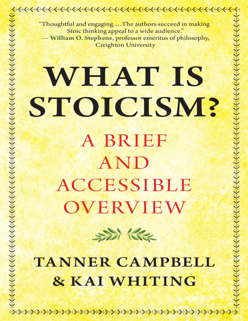 Cover of What Is Stoicism?