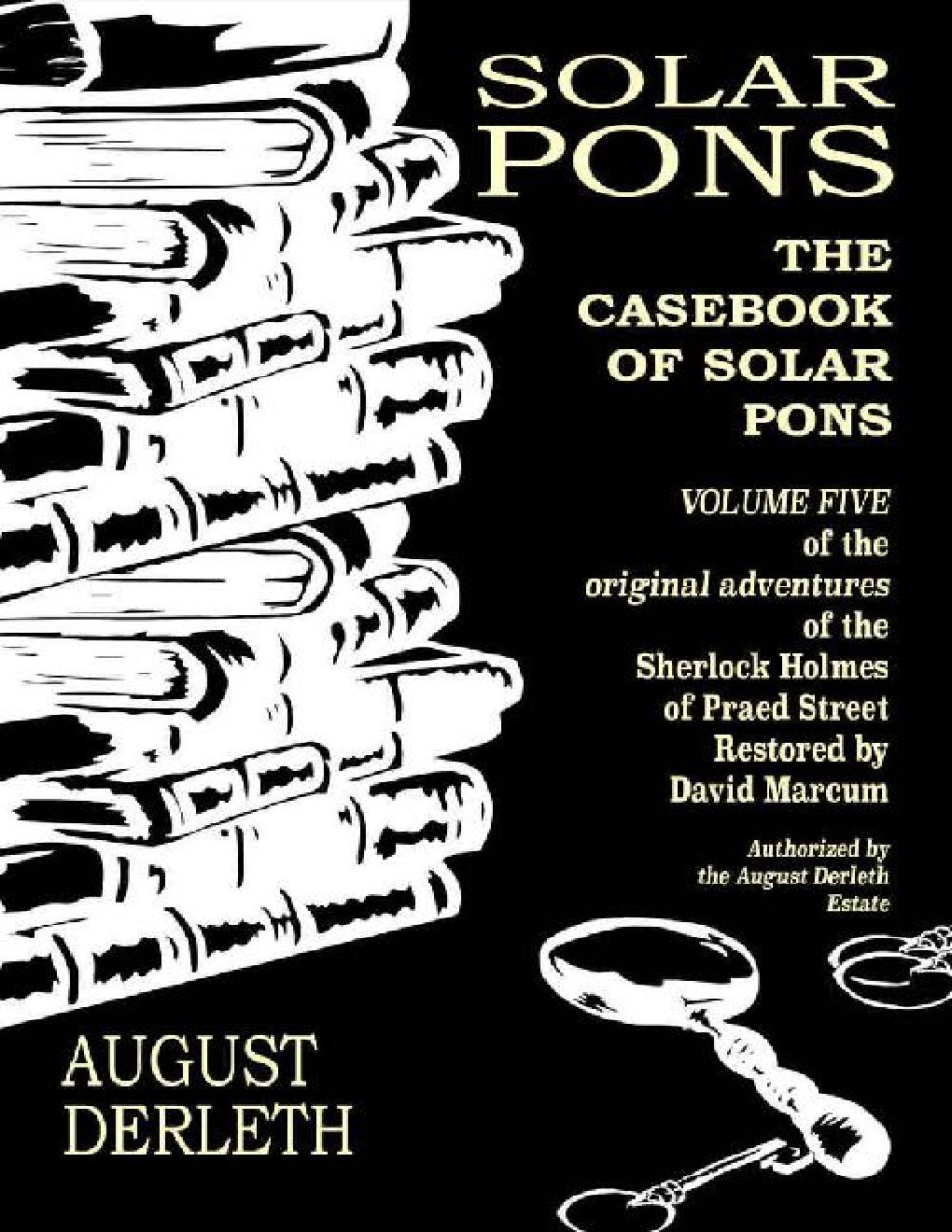 Cover of Solar Pons 05 The Casebook of Solar Pons (2018)
