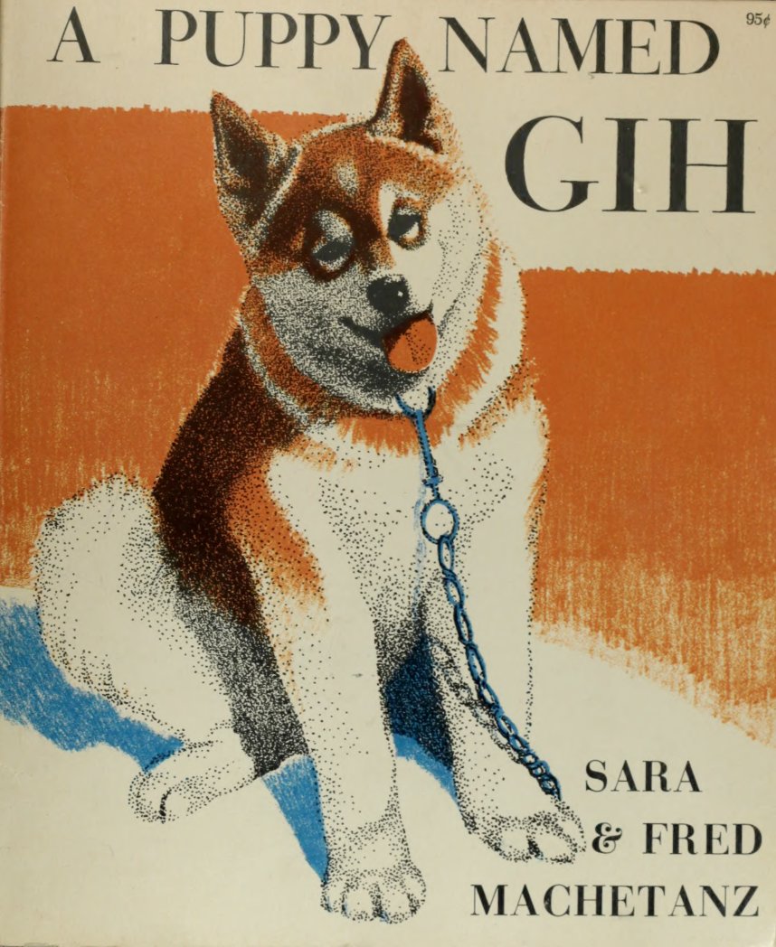 Cover of A puppy named Gih