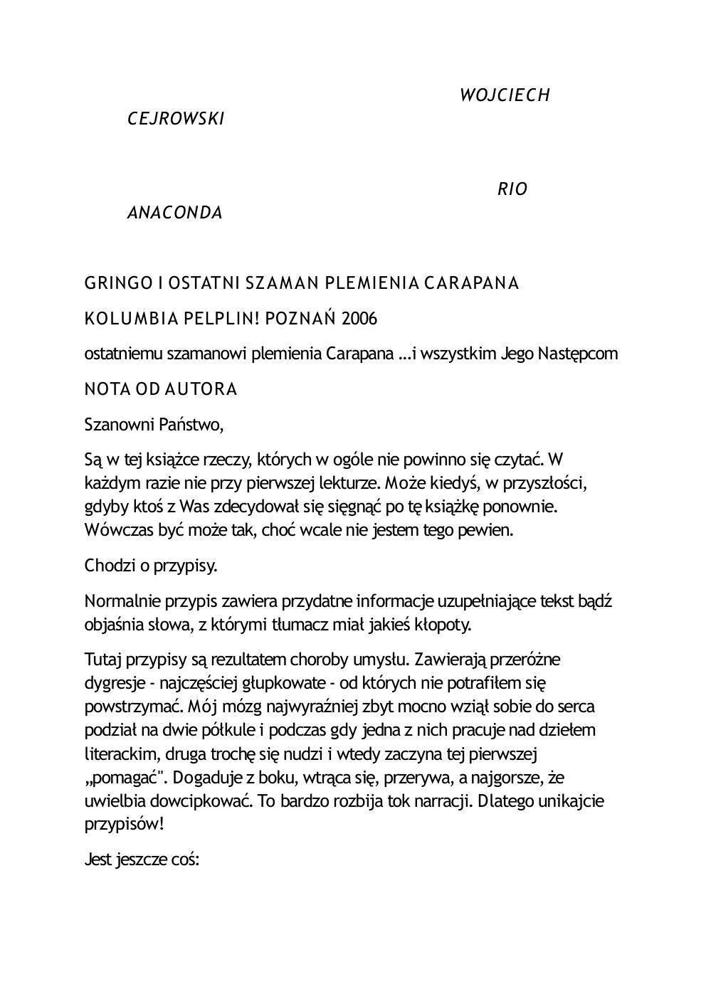 Cover of WOJCIECH