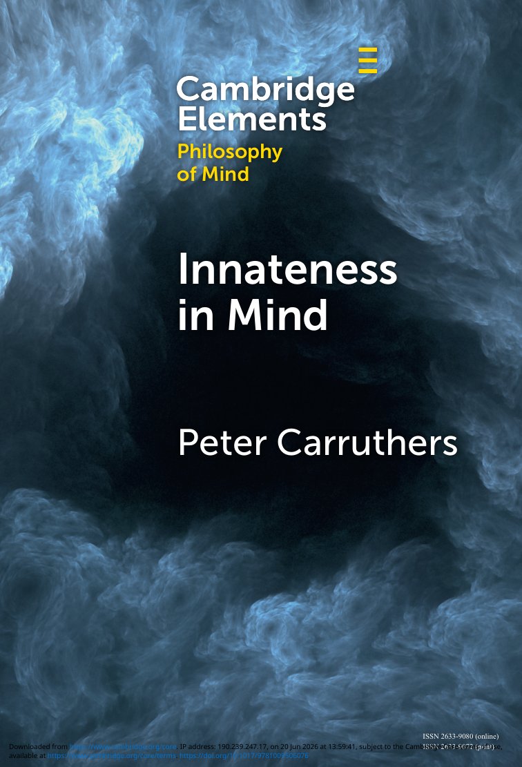 Cover of Innateness in Mind (1996)