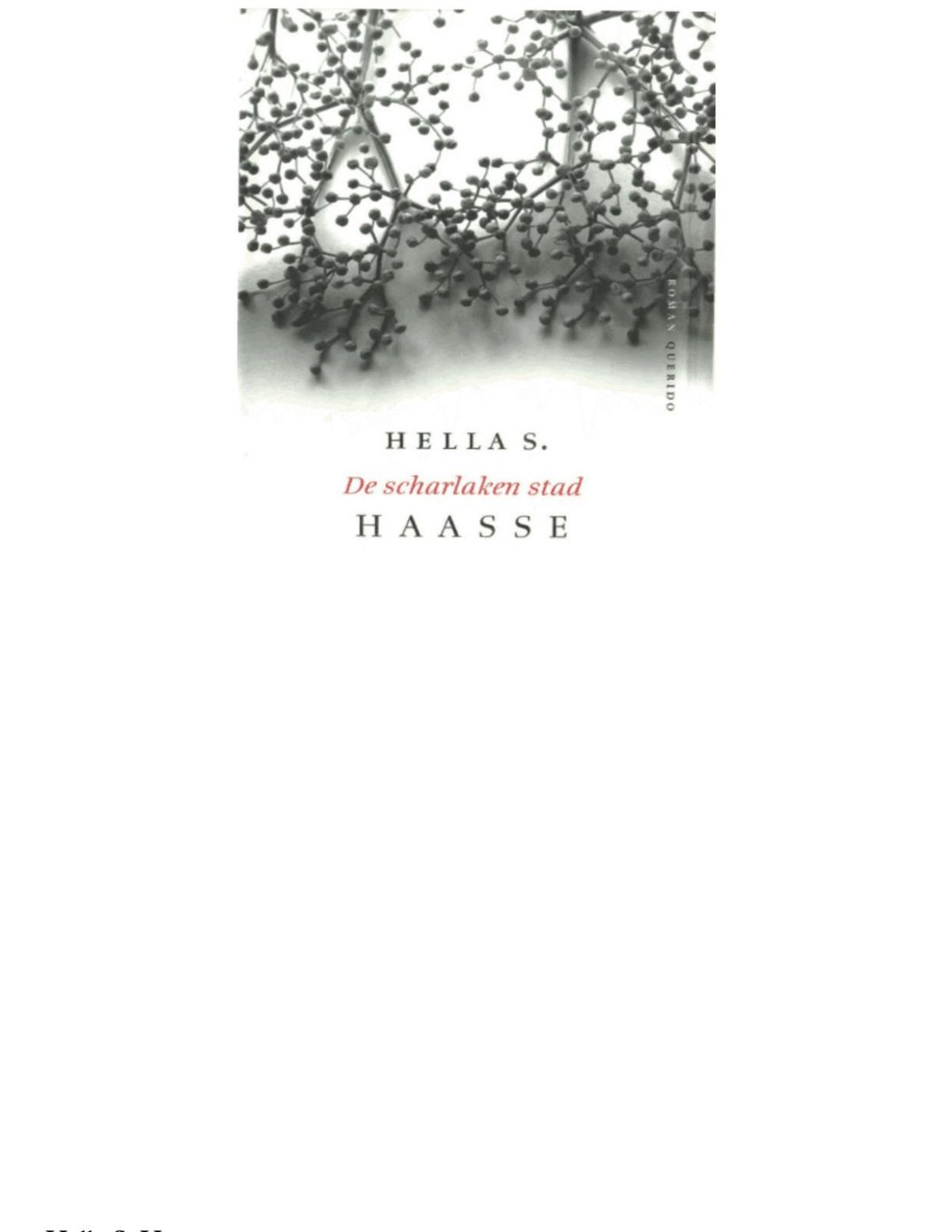 Cover of De scharlaken stad (2012)