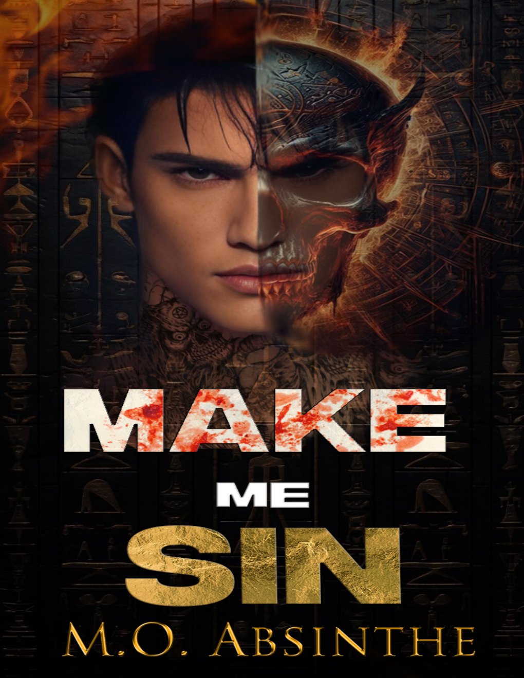 Cover of Make Me Sin: Dark Mafia Stalker Romance (Dark Gods)