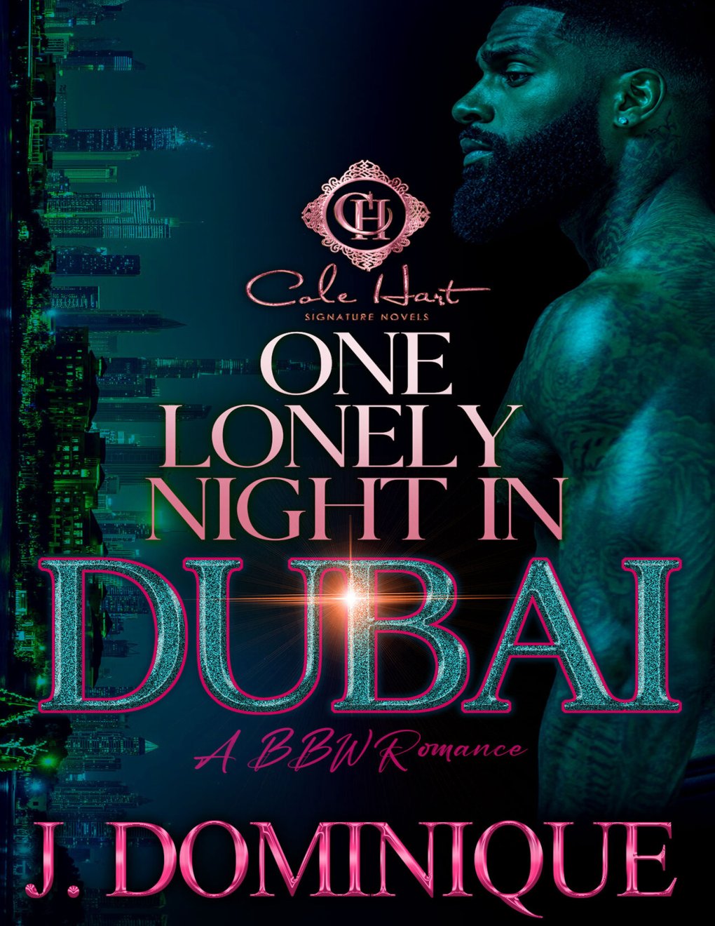 Cover of One Lonely Night In Dubai: A BBW Romance
