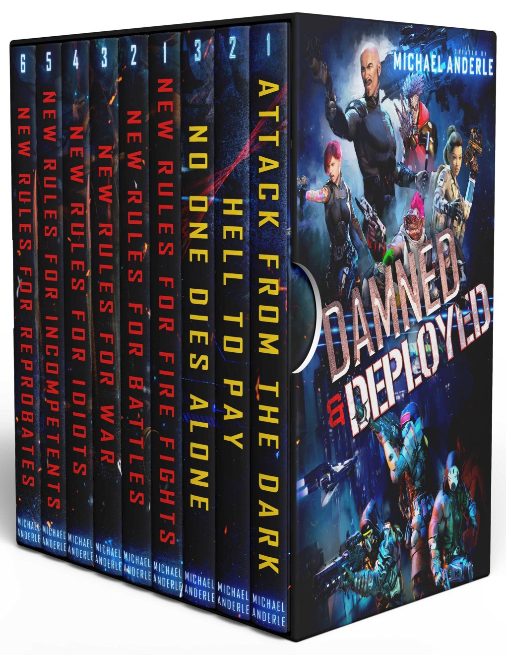 Cover of Damned and Deployed: Two Complete Series