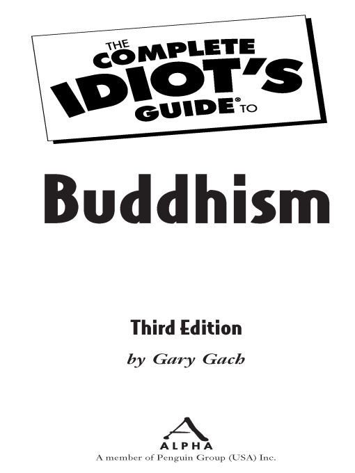 Cover of The Complete Idiot's Guide to Buddhism (2009)