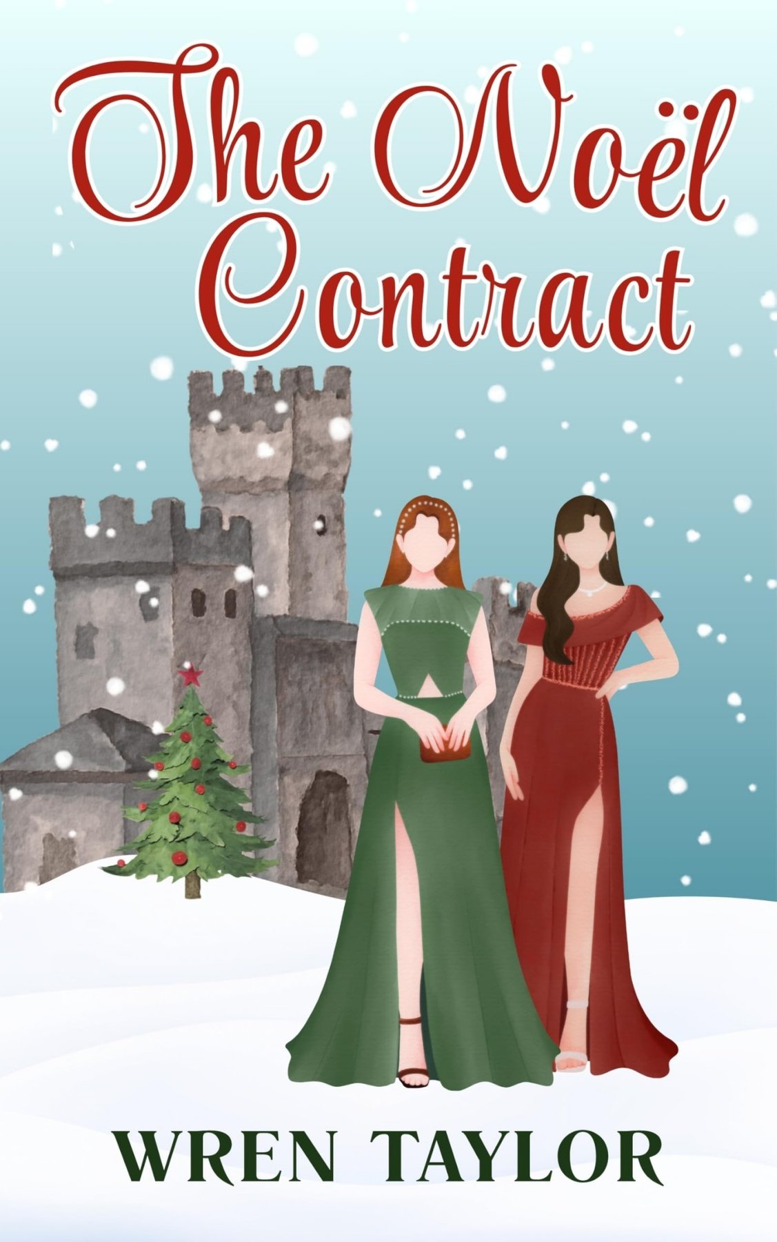 Cover of The Noël Contract: A Sapphic Christmas Novella