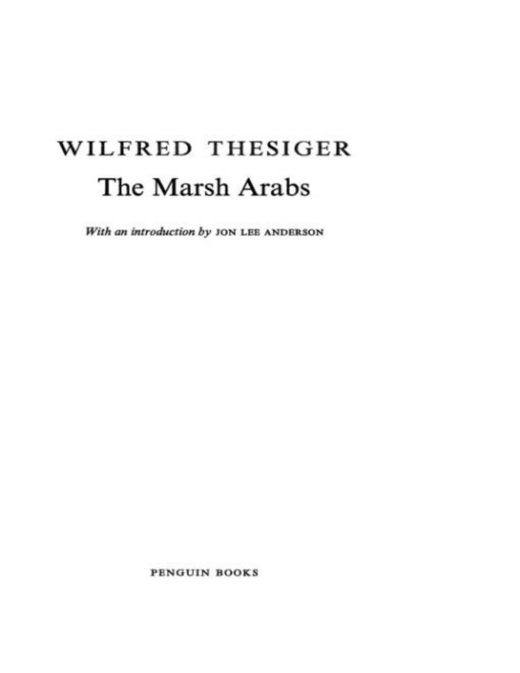 Cover of The Marsh Arabs