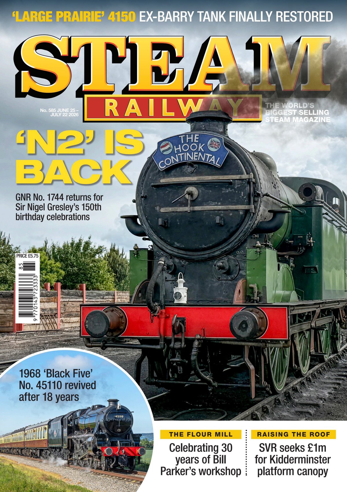 Cover of Steam Railway No. 585