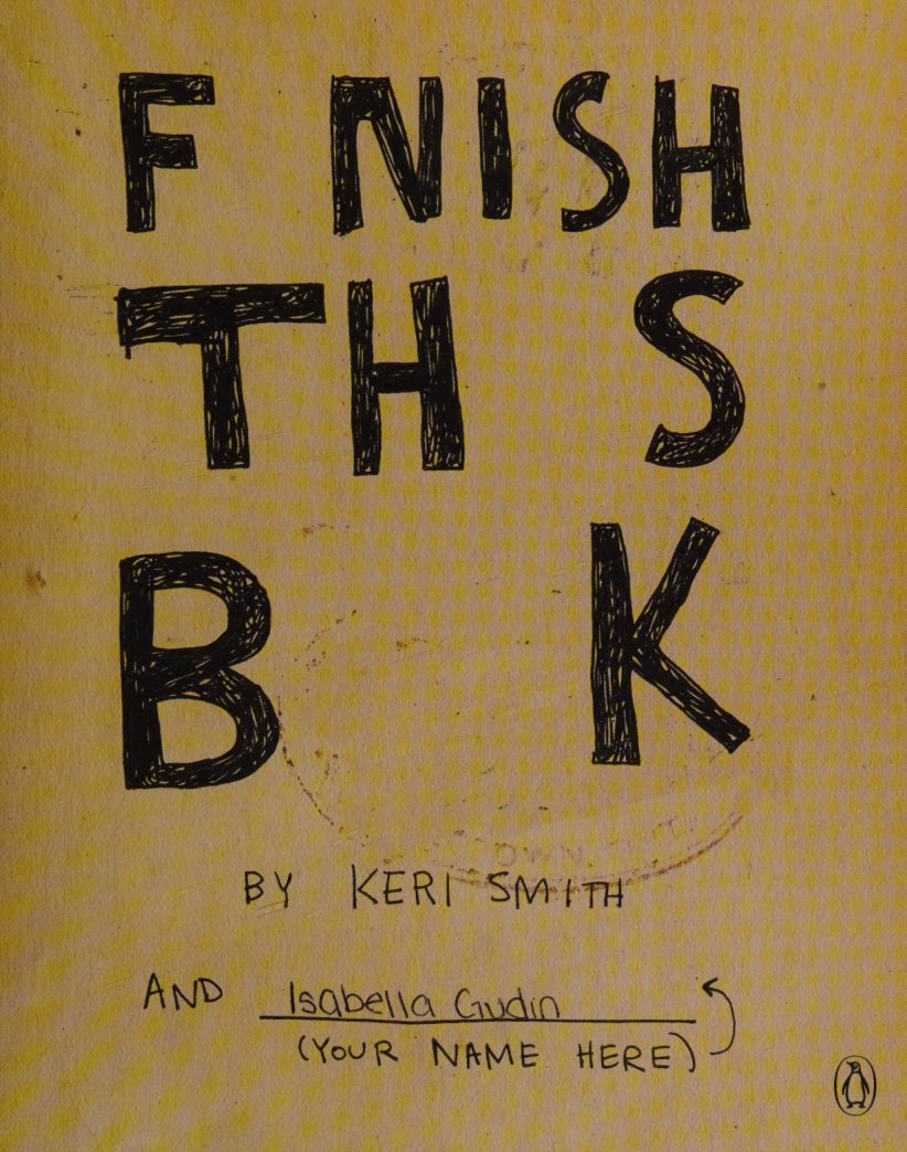Cover of Finish this book
