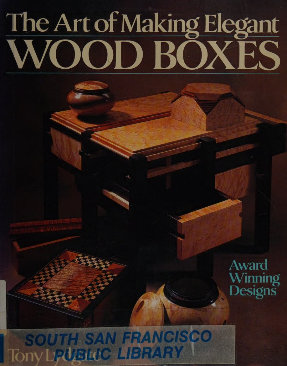 Cover of The art of making elegant wood boxes