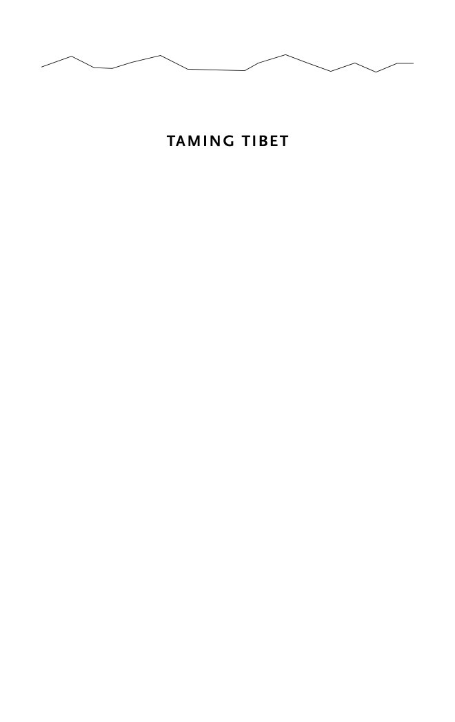 Cover of TAMING TIBET