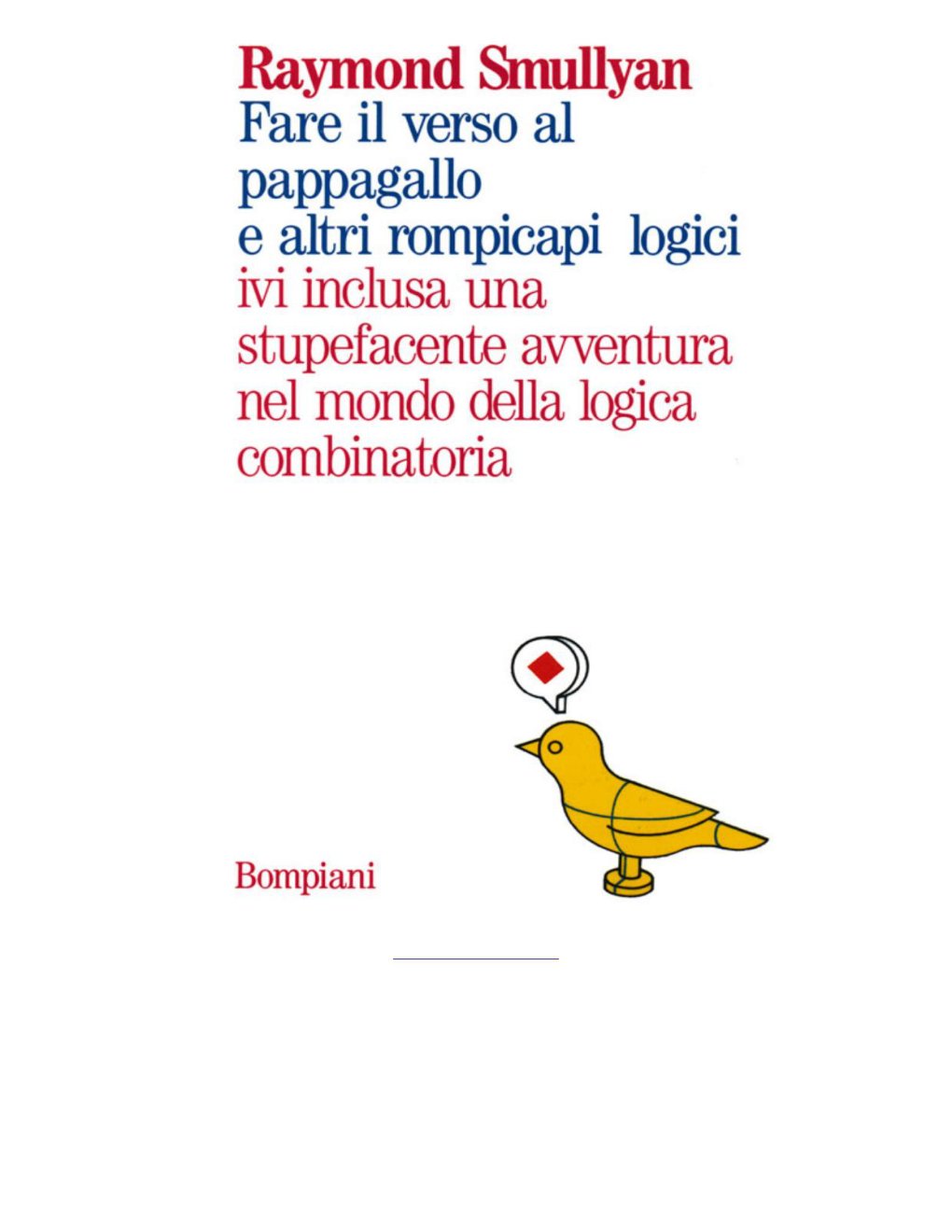 Cover of Fare il verso al pappagallo e altri rompicapi logici