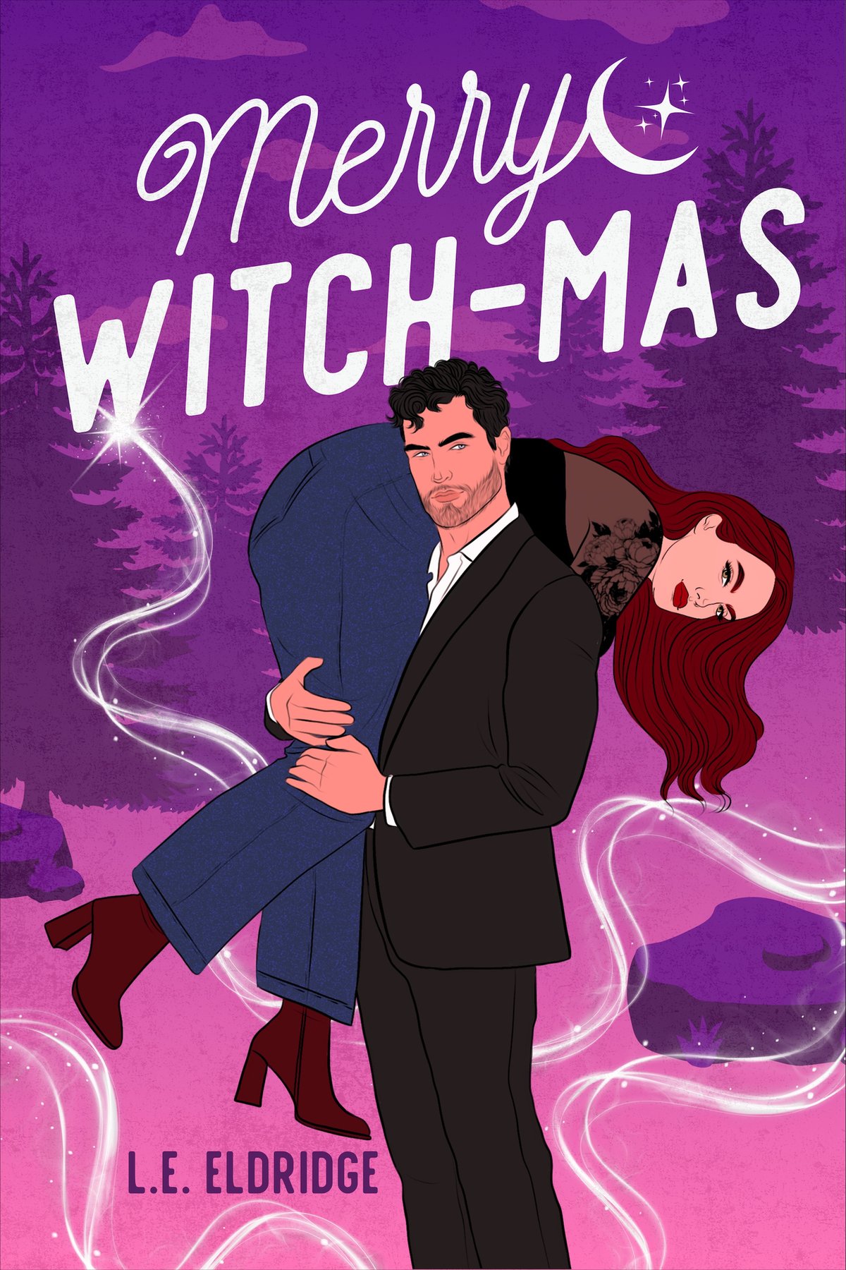 Cover of Merry Witchmas: A Fake Dating Holiday Romance