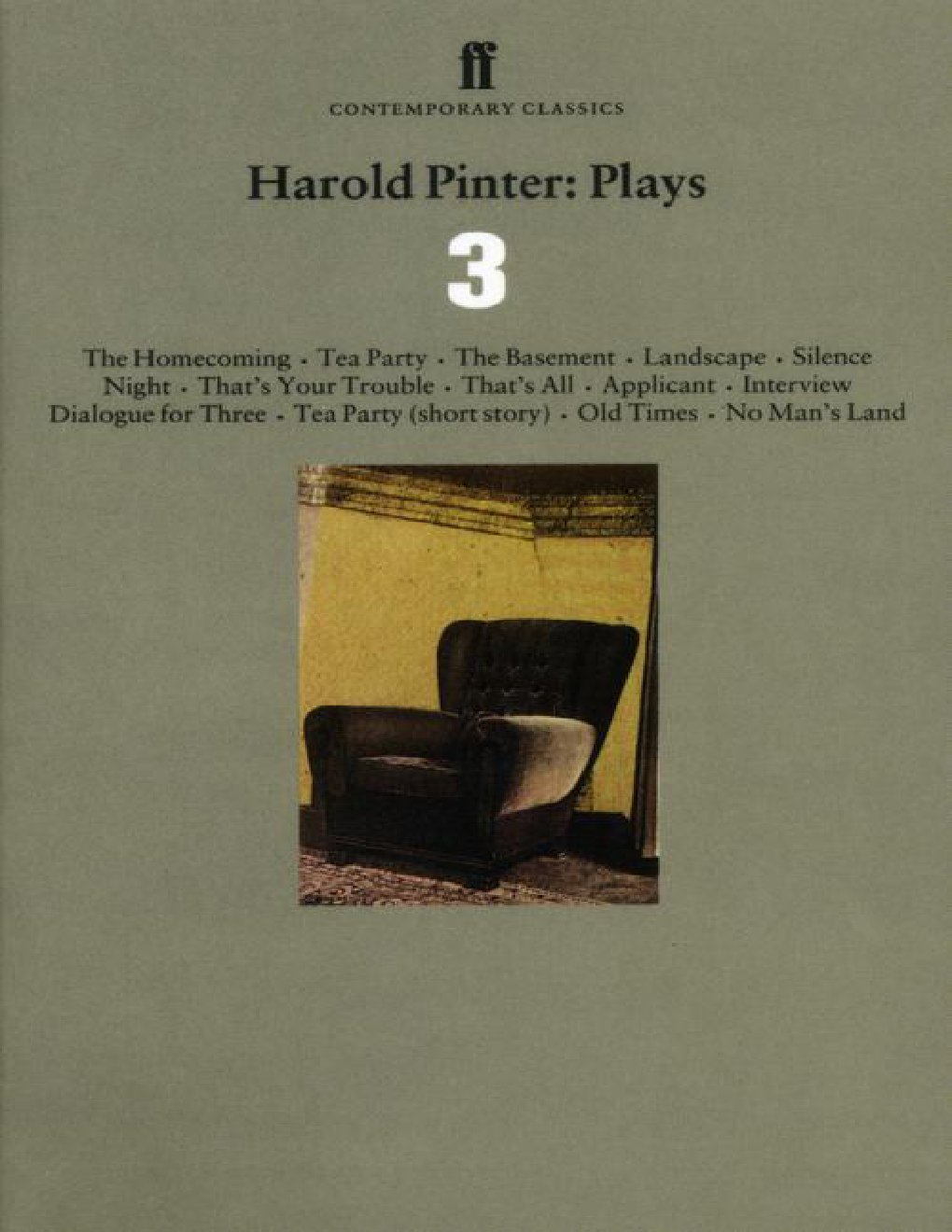 Cover of Harold Pinter Plays 3 (1948)