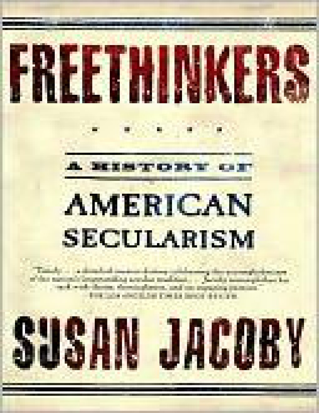 Cover of Freethinkers