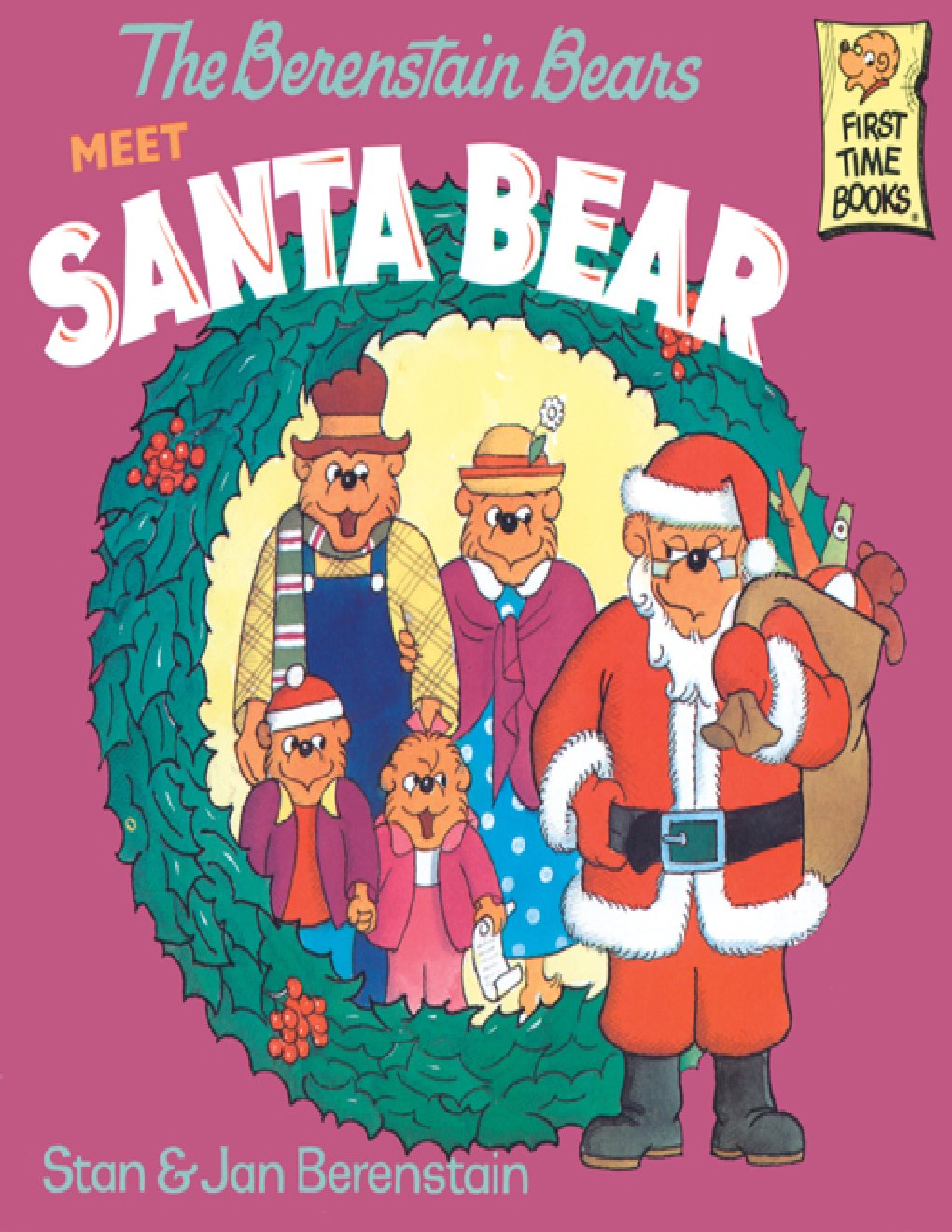 Cover of The Berenstain Bears Meet Santa Bear