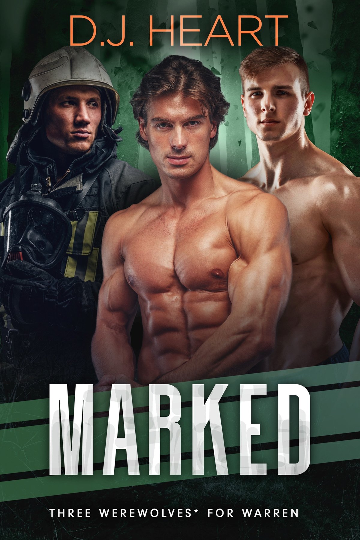 Cover of Marked: Three Werewolves* for Warren